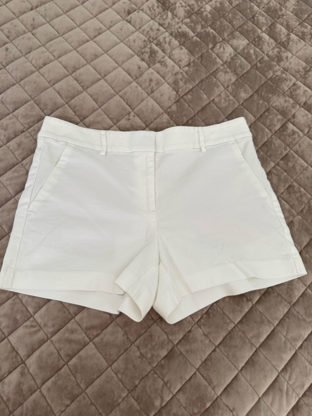 LOFT White Tailored Shorts